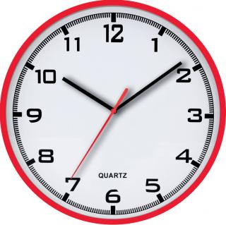 Nástěnné hodiny Endy, variace barev barva hodin: červená