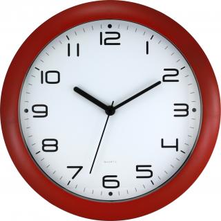 Nástěnné hodiny Rabag, variace barev barva hodin: červená
