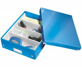 Organizační krabice Click-N-Store A4 modrá