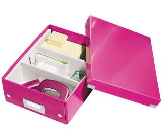 Organizační krabice Click-N-Store A5 růžová