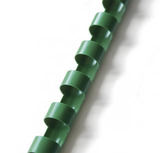 plastový hřbet 16mm zelená 100ks