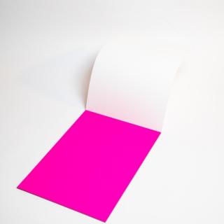 Popisovatelné fólie elektrostatické Symbioflipcharts 500x700 mm růžové, 25 ks