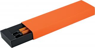 Sada kuličkové pero a mikrotužka ANDALE, oranžová