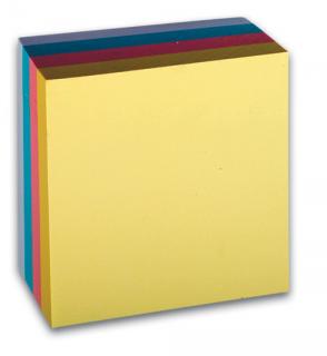 Samolepicí bloček CONCORDE - pastel - 76x76mm, 4x100 listů