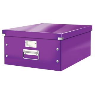 Univerzální krabice CLICK-N-STORE L fialová