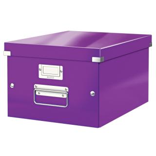 Univerzální krabice CLICK-N-STORE M fialová