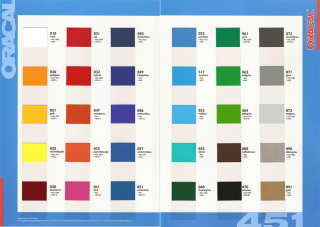 ORACAL 451 - šíře 0,5 m Barva: 050 Dark blue, Zvolte cenovou kategorii dle odebíraných metrů: 1 - 49 m x 98 Kč