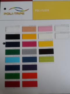 Poli - Flock - šíře 0,50 m Barva: 501 White, Zvolte cenovou kategorii dle odebíraných metrů: 1 - 24 m x 380 Kč