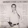 COHEN LEONARD - Live Songs - LP / VINYL