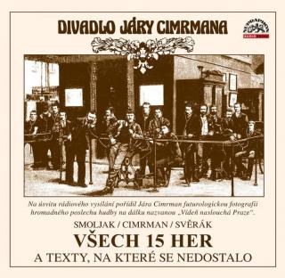 DIVADLO JÁRY CIMRMANA - Všech 15 her a texty, na které se nedostalo - 3CDmp3