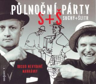 SUCHÝ A ŠLITR (Semafor) - Půlnoční párty (dosud nevydané nahrávky z roku 1968) - CDmp3