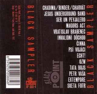 V/A BP BLACK SAMPLER - Chadima,Echt,Brabenec,Činna,Sketa Fotr,Extempore, - MC