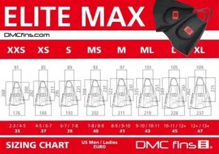 Tréninková ploutve DMC Elite Max White Velikost: M