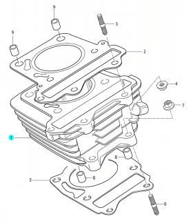 [1] Válec s napínákem 21 mm / sada (FIG02) - Hyosung RT 125 D E3