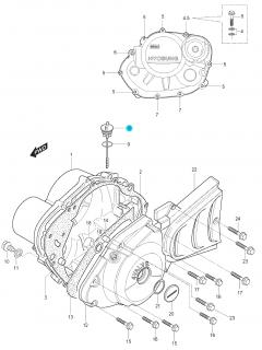 [8/b] Olejová zátka s měrkou (FIG04) - Hyosung RT 125