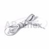 AB reflex Reflexní tkaničky - bílé 120 cm