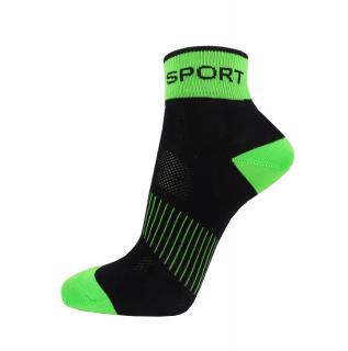 Fluorescenční ZELENÉ ponožky Velikost: 38-39