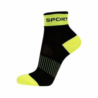 Fluorescenční žluté ponožky Velikost: 38-39