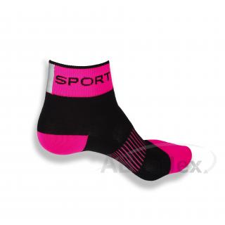 Ponožky reflexní - růžové Velikost: 38-39