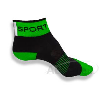 Ponožky reflexní  - zelené Velikost: 38-39