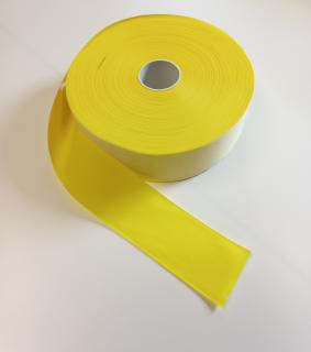 Reflexní našívací ŽLUTÁ páska - 50mm