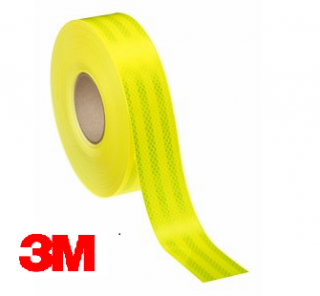 Reflexní samolepící páska 3M diamond grade fluorescenční žlutá