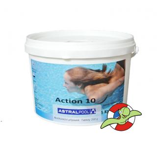 Action 10 ( chlorové pomalurozpustné 200g tablety )