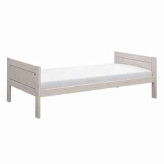 POSTEL 90x200, BÍLÁ MOŘENÁ, MASIV