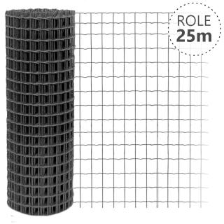 Pilonet Middle antracit 1800 mm/50x100/2,5mm/25 m Délka role v m:: 25 m, Výška v mm:: 1200 mm