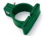 Plastová objímka pro kulatý sloupek / 48 mm vč.šroubu / barevná barva:: zelená