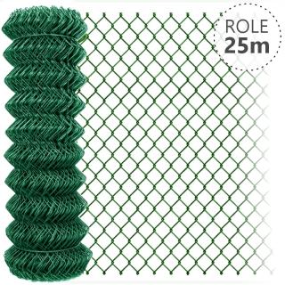 Pletivo Ideal Zn + PVC SUPER 2,00/3,00/Zelená/role 25 m výška v mm: 1000 mm