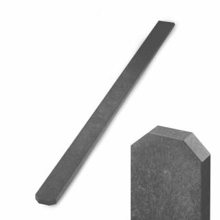 Recyklát plotovka 78x21 mm, tříhranná, šedá Délka v mm:: 1000 mm