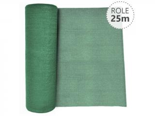 Stínící tkanina 92% - 180 g/m2 - výška dle výběru, role 25 m, barva zelená Výška stínicích tkanin: 160 cm
