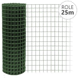 Svařované pletivo Pilonet Middle, oko 50 x 100mm, barva zelená, délka role 25 m Výška v mm:: 2000 mm