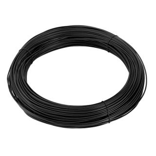 Vázací drát Zn+PVC 1,4/2,0 černý - bm