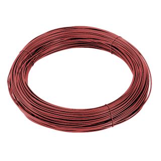 Vázací drát Zn+PVC 1,4/2,0 červený - bm