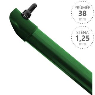 Vzpěra Ideal Zn+PVC 38x1,25xrůzné délky, zelená Délka v mm:: 1750
