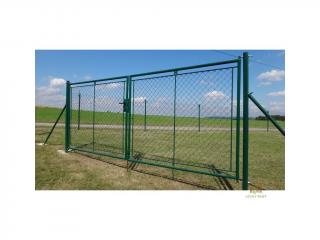 Zahradní brána celovýplet š.3600 mm - příprava na FAB vč. sloupků, ANTRACIT Výška v mm:: 1500