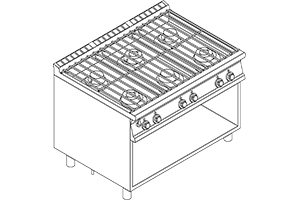 Plynový sporák vodní PCA 912 G