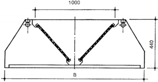 Závěsná digestoř Hloubka: 1200 mm, Šířka: 1400 mm