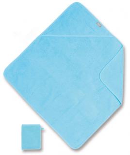 Koupací ručník s kapucou COOLAY - různé barvy Azur 2 - modrá