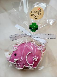 ZDOBENÝ PERNÍK - ZVÍŘÁTKA + varianty  Medový perník. Ruční práce. Handicraft. Obchodní název: Prasátko PB 10 g (přírodní barviva)