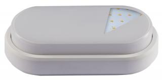GREENLUX Přisazené svítidlo oválné bílé LED LUCY-O White 12W NW 4000K IP54 GXLS233