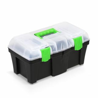 Kufr na nářadí 46 cm kufřík - GREEN LINE  Plastový kufr, box na nářadí 18  GREENBOX