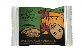 Datle Medjool s mandlemi v hořké čokoládě, bio - Cacao Crudo 25 g