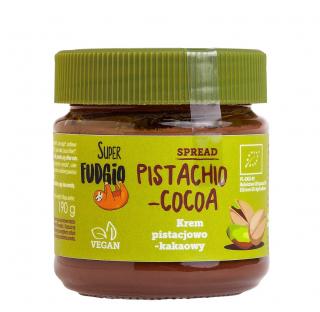 Pistáciovo-kakaový krém, bio, vegan – Super Fudgio, 190 g