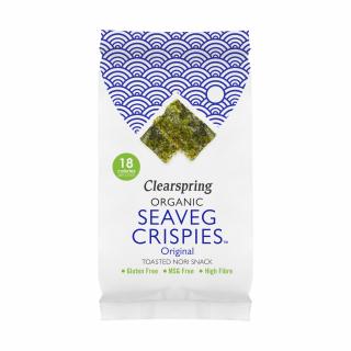 Seaveg Crispies - Křupky z mořské řasy Nori, bio – Clearspring, 4g