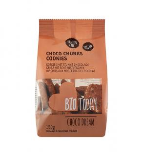 Sušenky s kousky čokolády, bio - BioToday, 150g