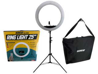 25  kruhové ring light led světlo určeno k focení video i makeup  Redhead MK-25