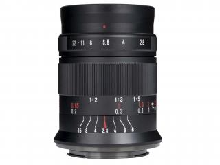 7Artisans 60mm f/2,8 MK II Macro objektiv (L-mount, Sony E, Micro 4/3, Fuji FX, Nikon Z, Canon R)  Podporuje přiblížení 1:1 Canon EOS-R